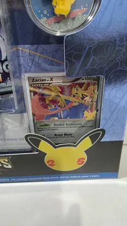 celebrations 25th anniversary zacian deluxe pin collection box Sealed pokemon - Image 3