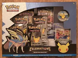 Pokemon 25th Anniversary Celebrations Zacian Deluxe Pin Collection Sealed - Image 1