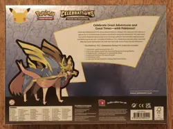 Pokemon 25th Anniversary Celebrations Zacian Deluxe Pin Collection Sealed - Image 2