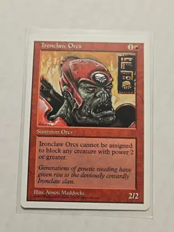 Ironclaw Orcs - Fifth Edition - LP - Common - Creature - MTG - Image 1