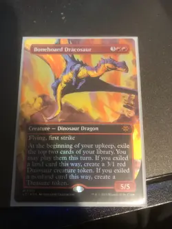 MTG Bonehoard Dracosaur, Foil, Mythic, NM - Lost Caverns of Ixalan - Image 1