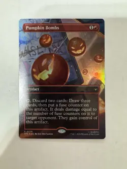 Pumpkin Bombs (Borderless) Marvel's Spider-Man: Eternal-Legal Foil - Image 1