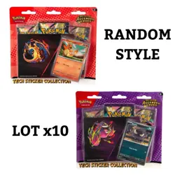 Pokemon TCG Ascended Heroes 10x Tech Sticker Collection PRESALE Ship 2/6 Sealed - Image 1
