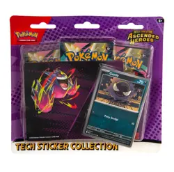 Pokemon TCG Ascended Heroes 10x Tech Sticker Collection PRESALE Ship 2/6 Sealed - Image 2
