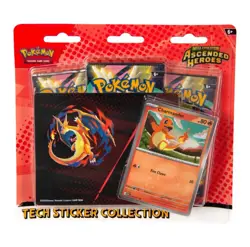 Pokemon TCG Ascended Heroes 10x Tech Sticker Collection PRESALE Ship 2/6 Sealed - Image 3