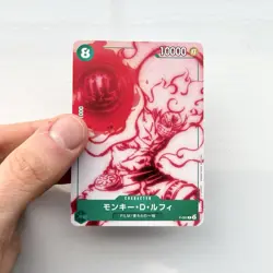 One Piece Monkey D Luffy PROMO Card Game Manga Anime Alt Art Rare TCG CCG Merch - Image 3