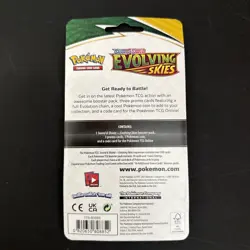 Pokemon TCG Evolving Skies Checklane Blister Pack with EMBOAR Promo SEALED - Image 2