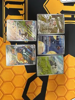 Pokemon TCG Lot of Five Cards Near Mint Condition - Image 1