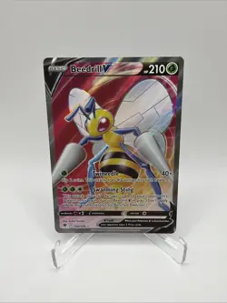 Beedrill V 160/189 Astral Radiance Ultra Rare Full Art Holo Pokemon TCG NM/M - Image 1