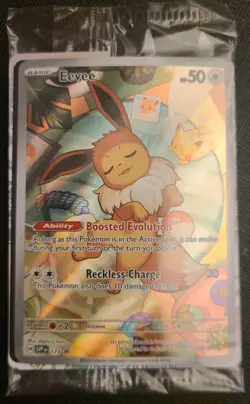 2025 Pokemon Eevee Full Art Holo S&V Promo #173 SEALED - Image 1