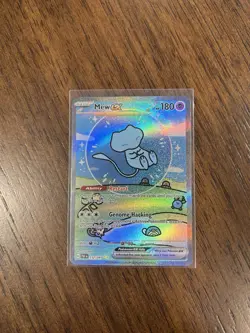 Pokemon TCG Bubble Mew EX 232/091 Special Illustration Rare Paldean Fates - Image 3