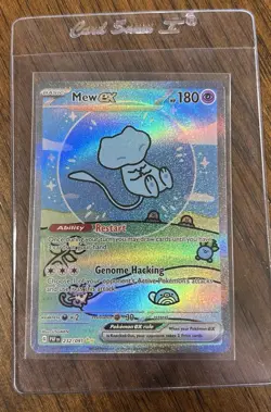 Pokemon TCG Bubble Mew EX 232/091 Special Illustration Rare Paldean Fates - Image 4