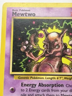 Mewtwo #14 Pokemon Movie Black Star Promo Card CGC MP - Image 3