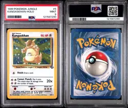 1999 Pokemon Jungle Kangaskhan Holo #5 PSA 9 Mint - Image 3