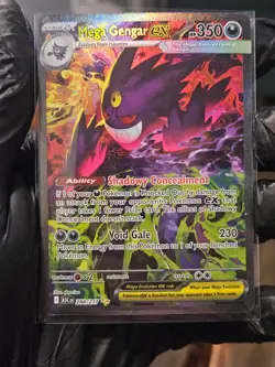 Mega Gengar ex 284/217 SIR Pokemon Ascended Heroes IN HAND READY TO SHIP - Image 1