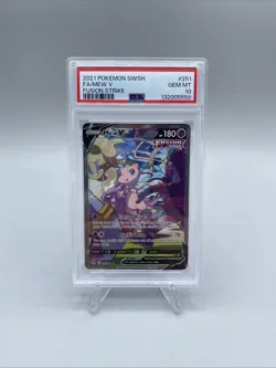 Pokemon Mew V #251 Alternate Art Psa 10 Sword & Shield Fusion Strike Gem Mint - Image 1
