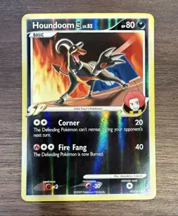 Houndoom 65/111 Pokemon Rising Rivals LP Reverse Holo - Image 1