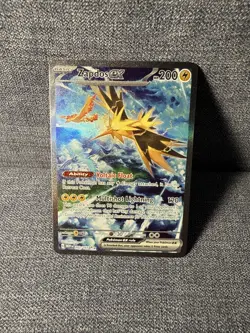 Pokemon Zapdos EX 202/165 SIR MEW EN 151 LP/M - Image 1