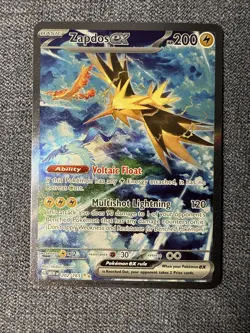 Pokemon Zapdos EX 202/165 SIR MEW EN 151 LP/M - Image 4