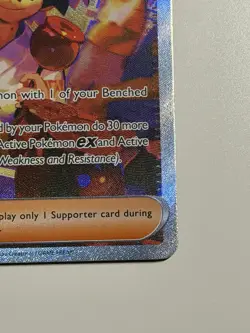 Pokemon TCG Trainer Kieran 218/167 Twilight Masquerade Full Art NM - Image 4
