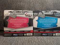 Pokemon Black Bolt and White Flare Tech Sticker Collection Set of 2 - 6 boosters - Image 2