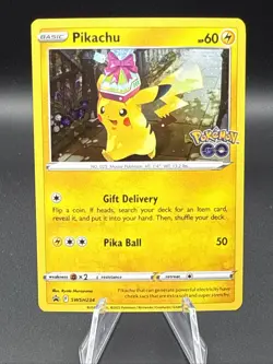 Pikachu SWSH234 Pokemon Go Black Star Promo Sword & Shield Promo NM - Image 1
