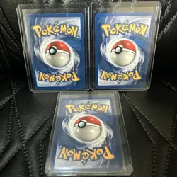 LOT (3) Pokemon Dark Gyarados 25/82 Team Rocket - Non-Holo Rare - LIGHTY Played - Image 2