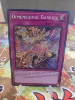 Dimensional Barrier (Secret Rare) RA01-EN072 25th Anniversary Rarity Collection - Image 1