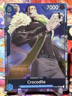 CROCODILE - One Piece OP02-053 - FINALIST PROMO - Offline Regional 2023 - Image 1