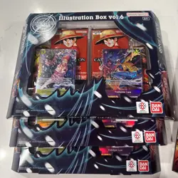 One Piece Illustration Box Vol. 5 & 6 *LOT OF 6* NEW SEALED IN HAND - Image 2
