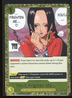 You'll Frighten Me... One Piece OP14 The Azure Sea's Seven Rare #118 - Image 1