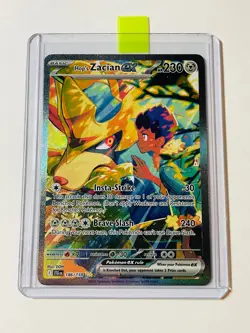Pokemon TCG Hop's Zacian EX 186/159 Special Illustration Rare Journey Together - Image 2