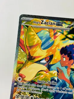 Pokemon TCG Hop's Zacian EX 186/159 Special Illustration Rare Journey Together - Image 4