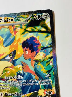 Pokemon TCG Hop's Zacian EX 186/159 Special Illustration Rare Journey Together - Image 5