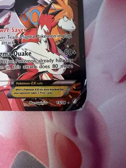 Pokemon TCG Team Magma's Groudon EX 15/34 Double Crisis Holo Rare Heavily Played - Image 2