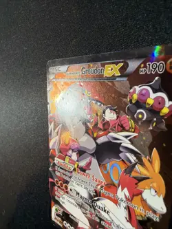 Pokemon TCG Team Magma's Groudon EX 15/34 Double Crisis Holo Rare Heavily Played - Image 3