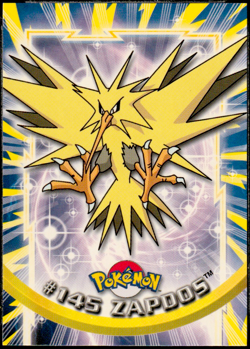 2000 Topps Pokemon TV Animation Edition Series 3 Non Holo #145 Zapdos - Image 1