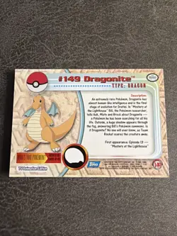 Dragonite 2000 Topps Pokemon TV Animation Edition Series 3 Non Holo #149 LP - Image 2