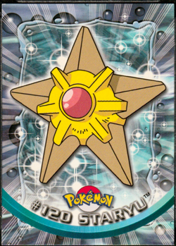 2000 Topps Pokemon TV Animation Edition Series 3 Non Holo #120 Staryu - Image 1
