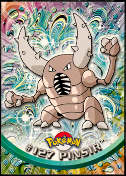 2000 Topps Pokemon TV Animation Edition Series 3 Non Holo #127 Pinsir - Image 1