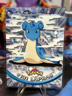 2000 Topps Pokemon TV Animation Edition Series 3 Non Holo #131 Lapras Blue Logo - Image 1