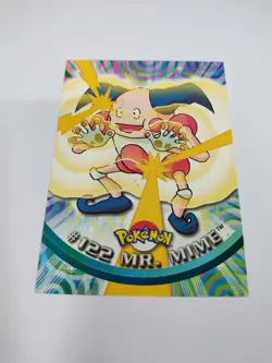 MINT Topps Pokemon Series 3 Mr Mime 122 Non Holo Tv Animation Edition Glossy! - Image 1