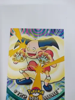 MINT Topps Pokemon Series 3 Mr Mime 122 Non Holo Tv Animation Edition Glossy! - Image 2