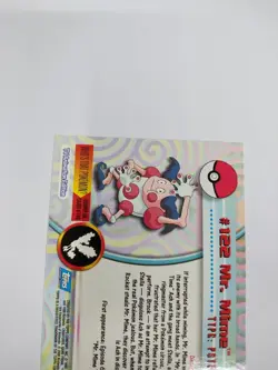 MINT Topps Pokemon Series 3 Mr Mime 122 Non Holo Tv Animation Edition Glossy! - Image 4