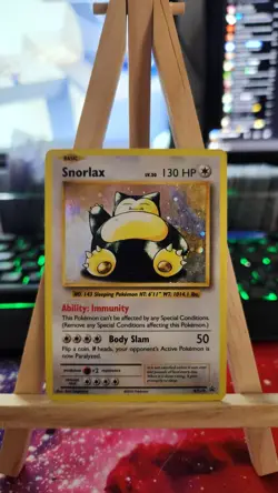 Snorlax - XY179 - XY Black Star Promo - Cosmo Holo - LP - Pokemon TCG Card - Image 1