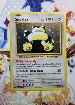 Snorlax - XY179 - XY Black Star Promo - Cosmo Holo - LP - Pokemon TCG Card - Image 1