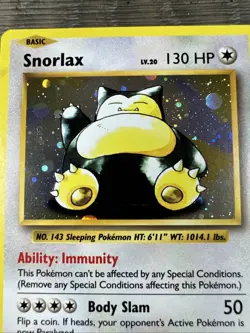 Snorlax XY179 LP Holo Promo Black Star XY Promos LP Pokemon Card - Image 2