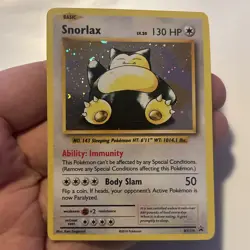Snorlax XY179 LP/NM Black Star Promo Cosmos Holo Foil Pokemon Card XY 179 lucky - Image 1