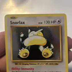 Snorlax XY179 LP/NM Black Star Promo Cosmos Holo Foil Pokemon Card XY 179 lucky - Image 4