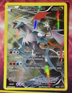 Pokemon TCG White Kyurem XY81 Full Art Holo Black Star Promo MP/HP*** - Image 1